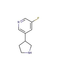 Astatech 3-FLUORO-5-(PYRROLIDIN-3-YL)PYRIDINE; 1G; Purity 95%; MDL-MFCD17483071